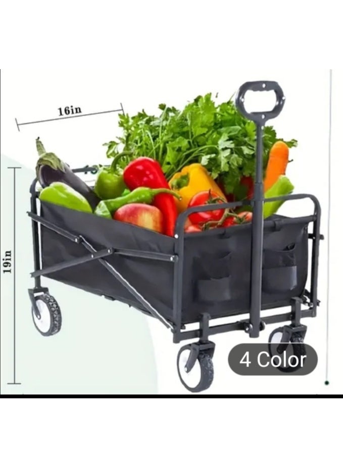 Generic Foldable Shopping Trolley - Image 1
